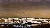 William Bradford Canvas Paintings - Floe-Ice